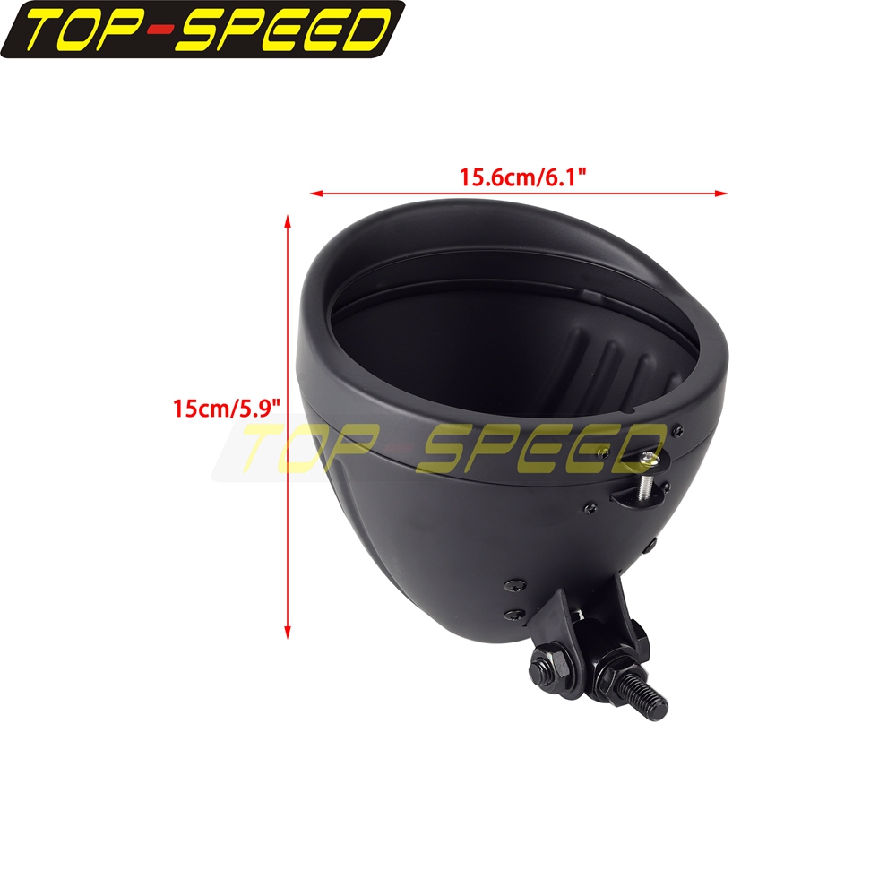 Black/Chrome Motorcycle Headla - đánh giá và giá Outdoor Lighting Unit