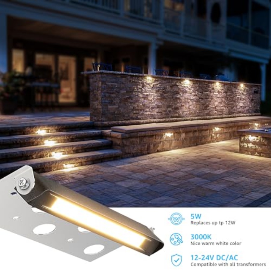 7 Inch Hardscape Lighting 5W L - đánh giá và giá Outdoor Lighting Low Voltage