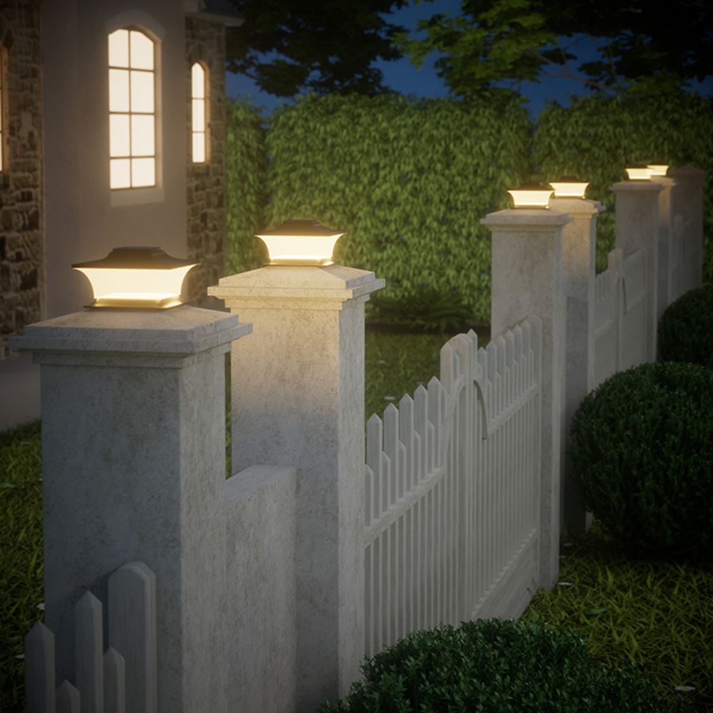 Solar Post Cap Light LED Fence - đánh giá và giá Post Cap Light