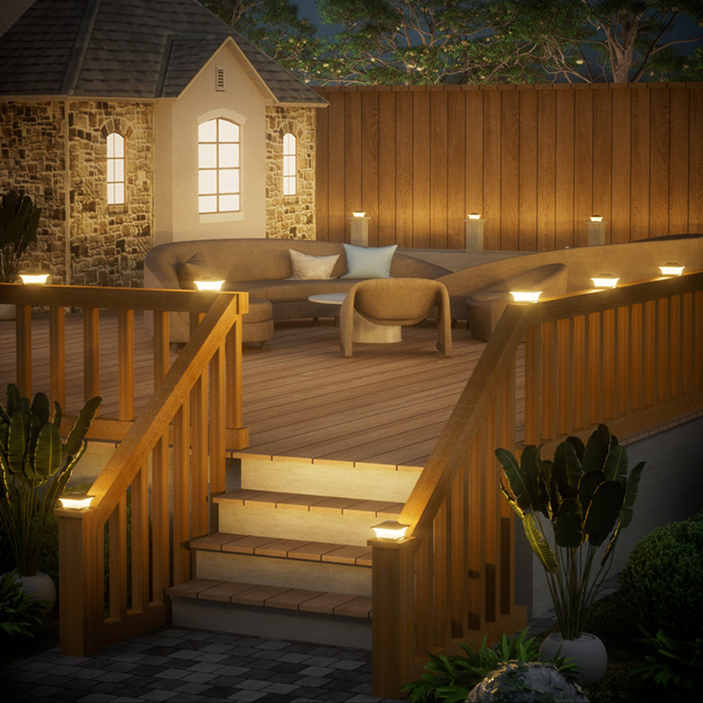 Solar Post Cap Light LED Fence - đánh giá và giá Post Cap Light