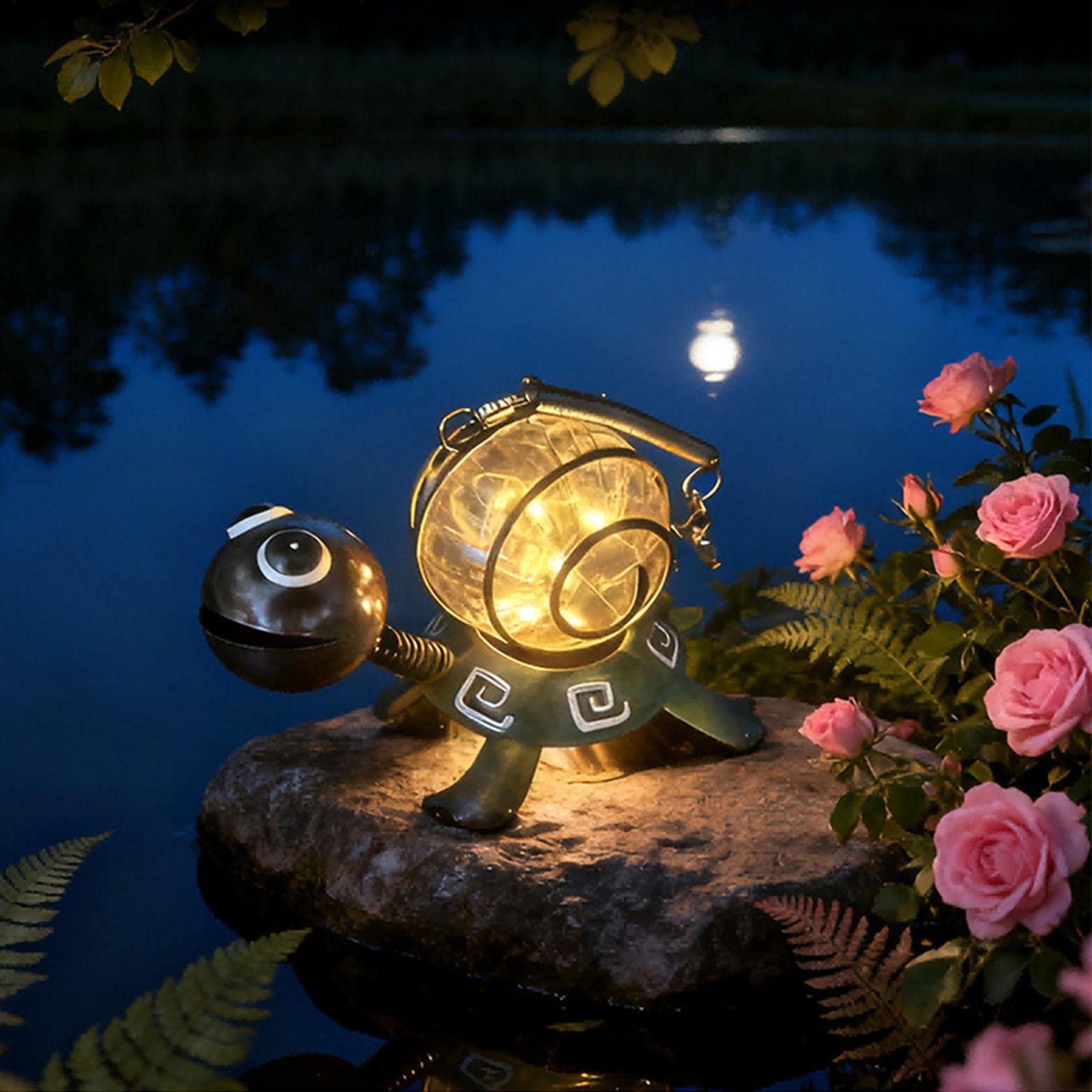 Solar Turtle Garden Statue Wat - đánh giá và giá Solar Path Light