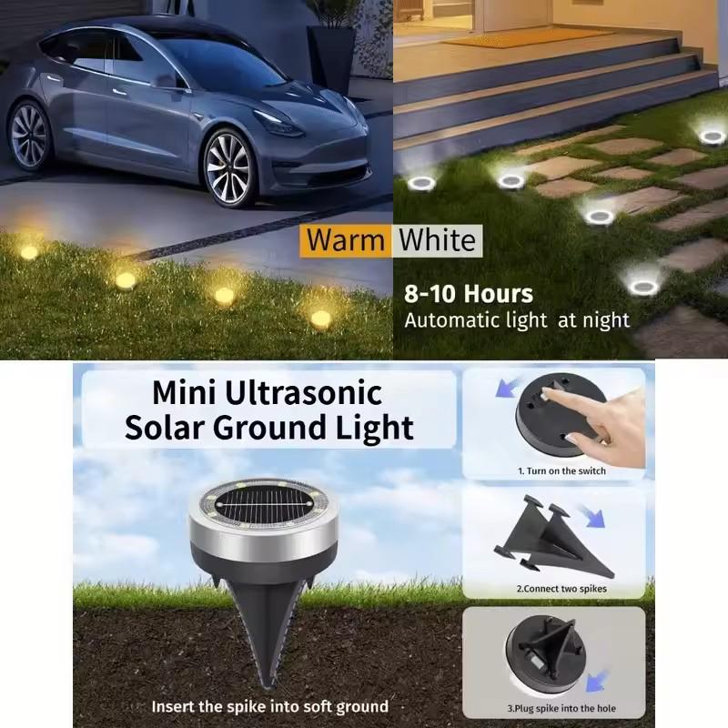 Solar Disk Light IP68 Waterpro - đánh giá và giá Deck Step Light