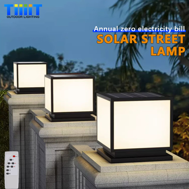 Outdoor LED Solar Column Light - đánh giá và giá Post Cap Light