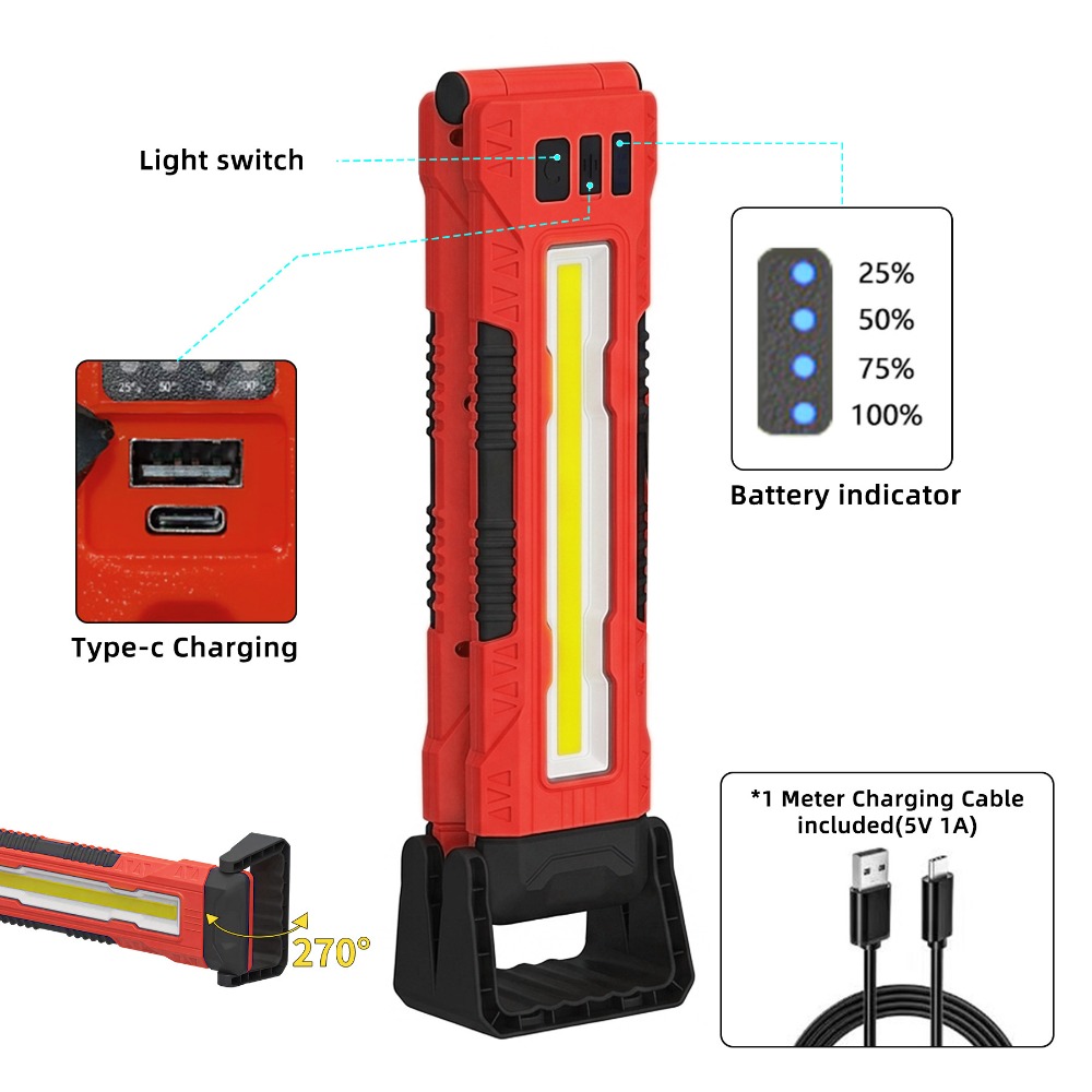 New COB Work Light USB Recharg - đánh giá và giá Outdoor Lighting Led Strip