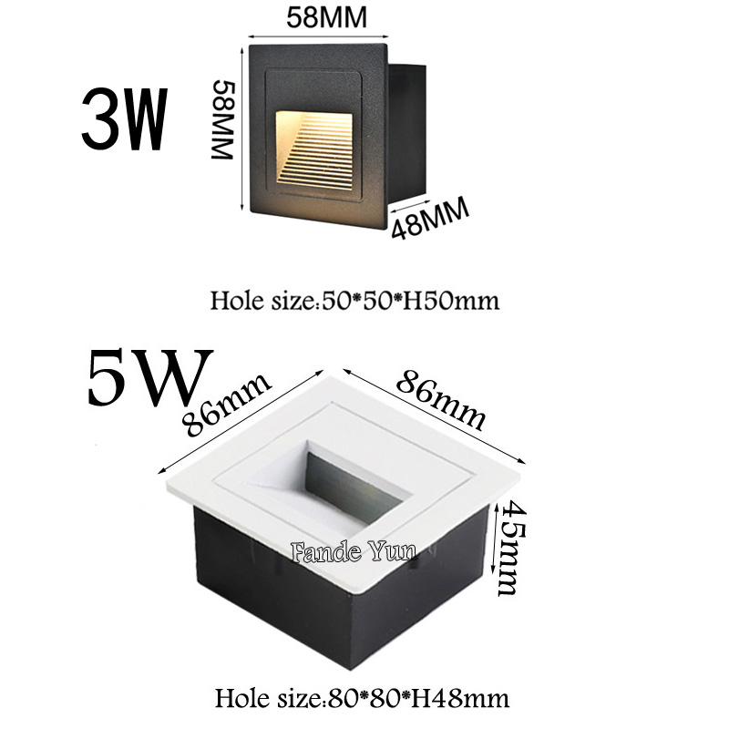 Outdoor LED Underground Lamp 5 - đánh giá và giá Deck Step Light