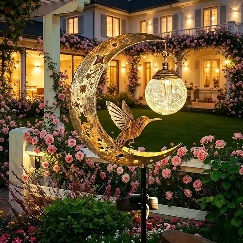 Solar Lawn Light Iron Hummingb - đánh giá và giá Solar Path Light