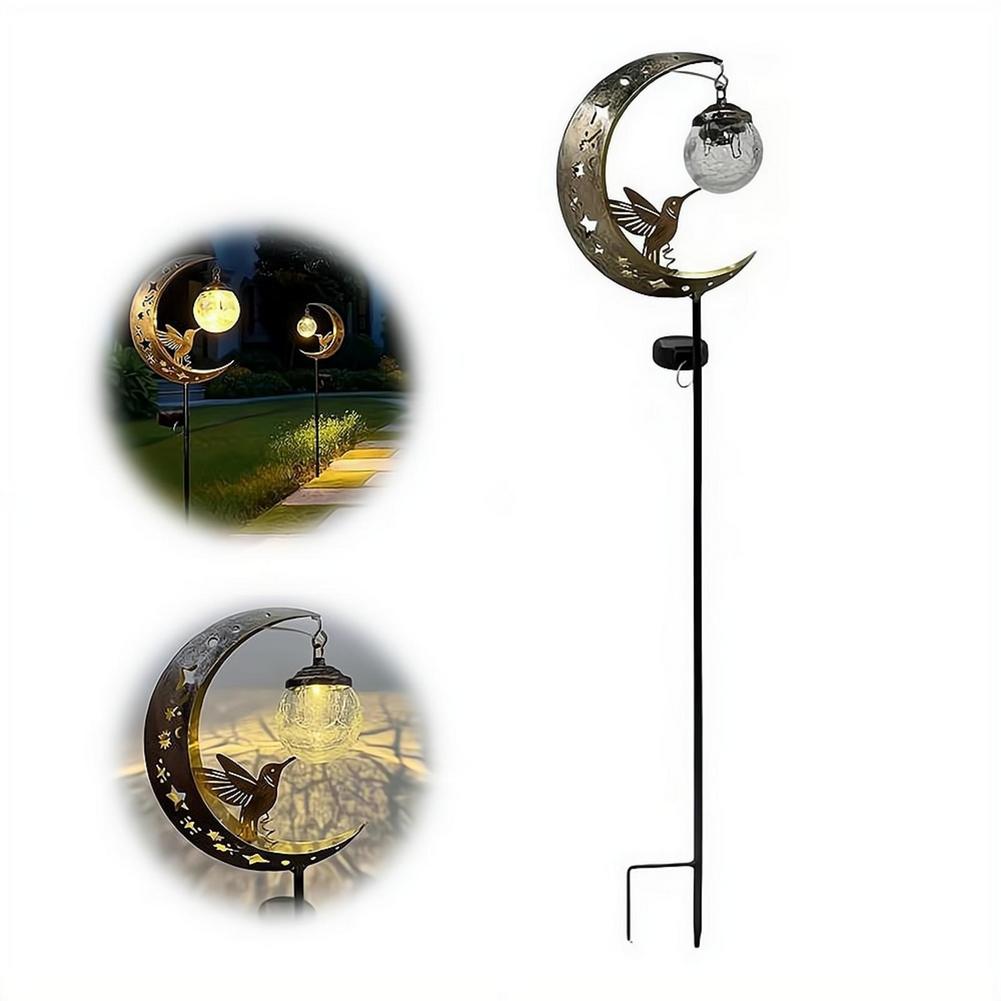 Solar Lawn Light Iron Hummingb - đánh giá và giá Solar Path Light