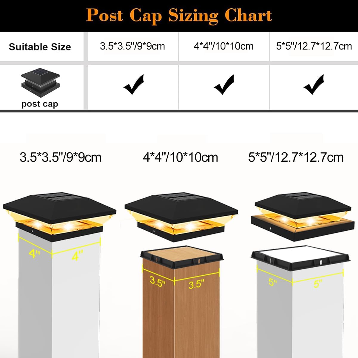Solar Post Light Post Caps Sol - đánh giá và giá Post Cap Light